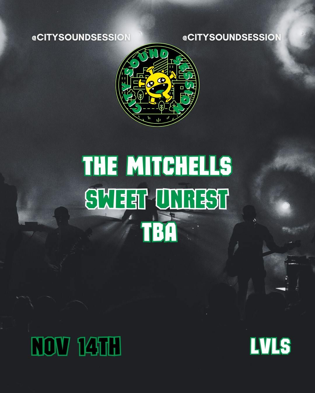 City Sound Session with The Mitchell, Sweet Unrest and More TBA