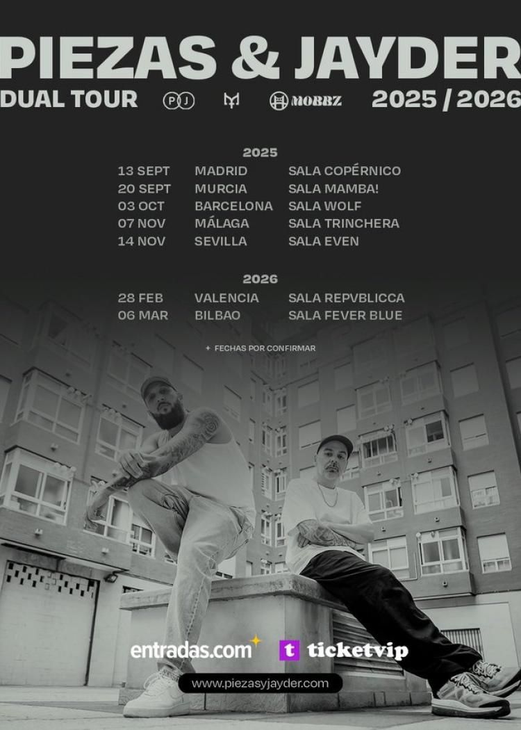Piezas & Jayder Barcelona Tickets