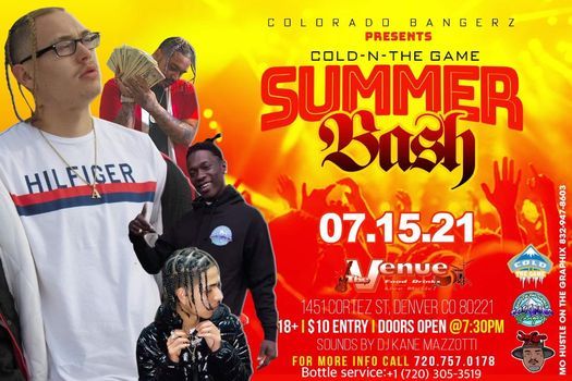 COLD-N-THE-GAME Summer Bash