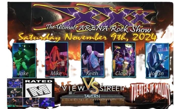 TRIPLE XXX  RATED M  THEATER OF MALUM  BRIAN CHICOINE AT THE VIEW STREET TAVERN 