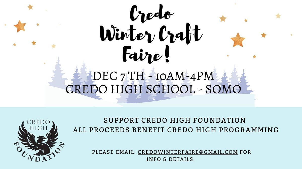 Credo Winter Craft Faire