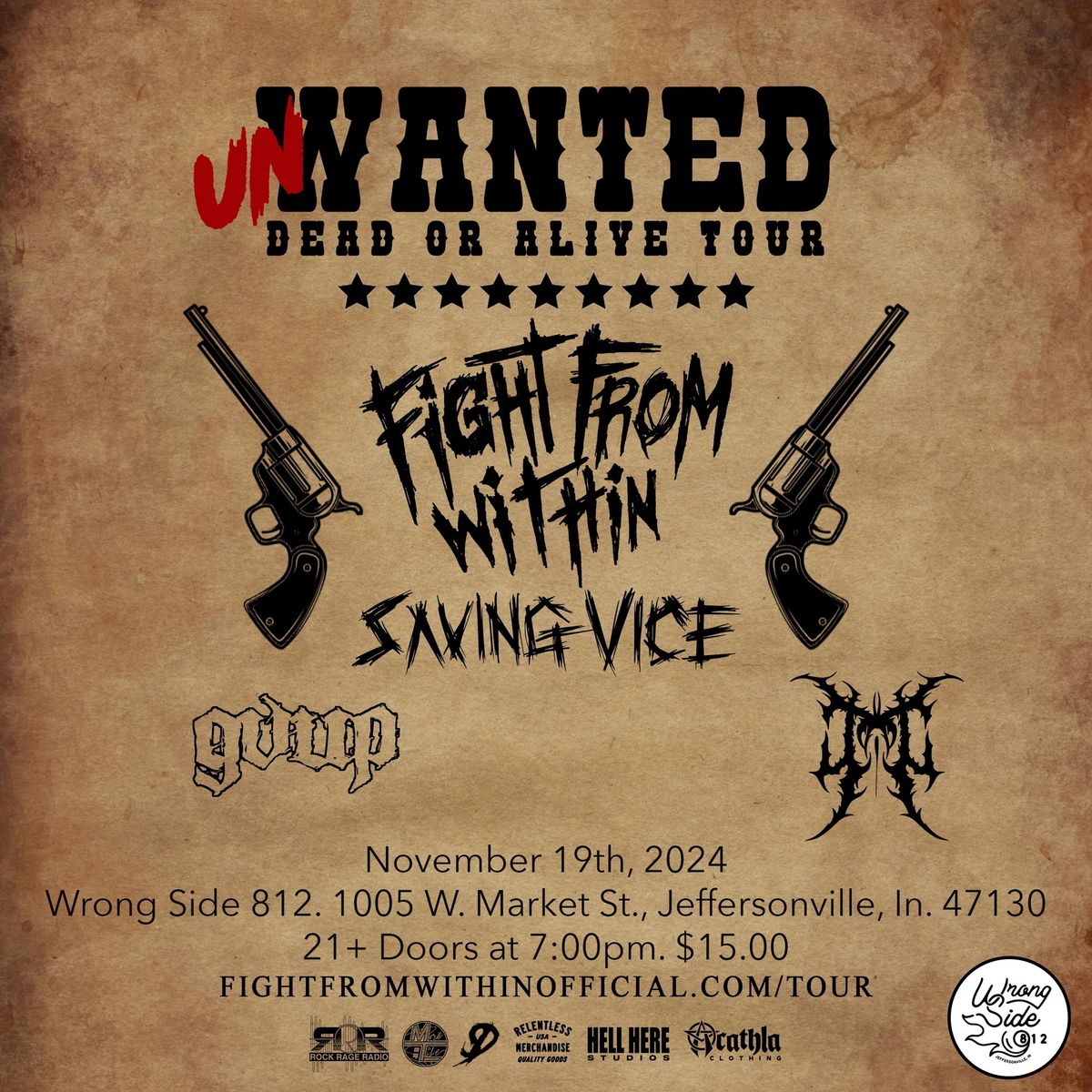 Fight From Within w\/ Saving Vice \/\/ GVUP \/\/ Color Cove