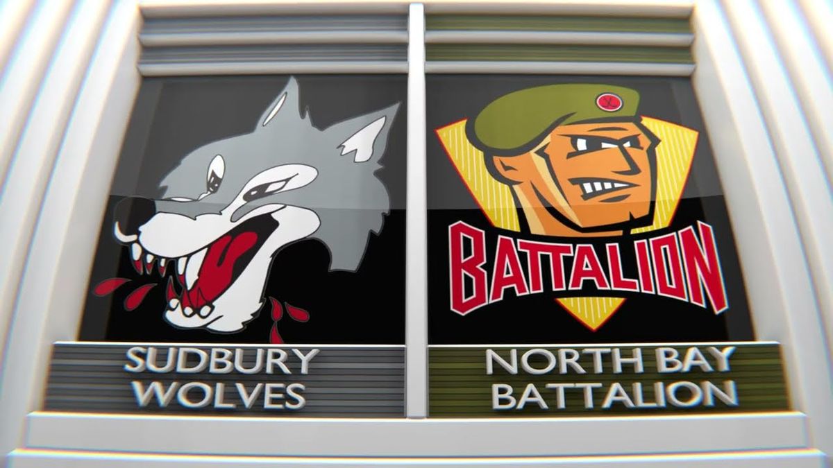 Sudbury Wolves at North Bay Battalion