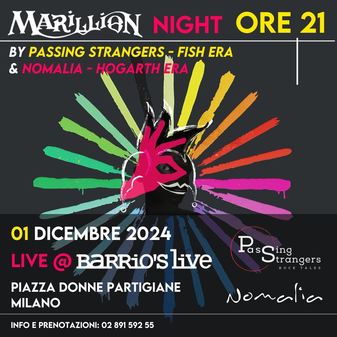 Marillion Night @Barrio\u2019s Live