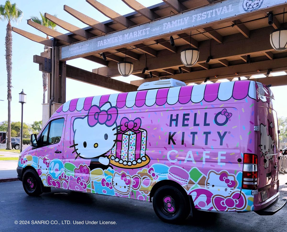 Hello Kitty Cafe Truck West - Chula Vista Appearance