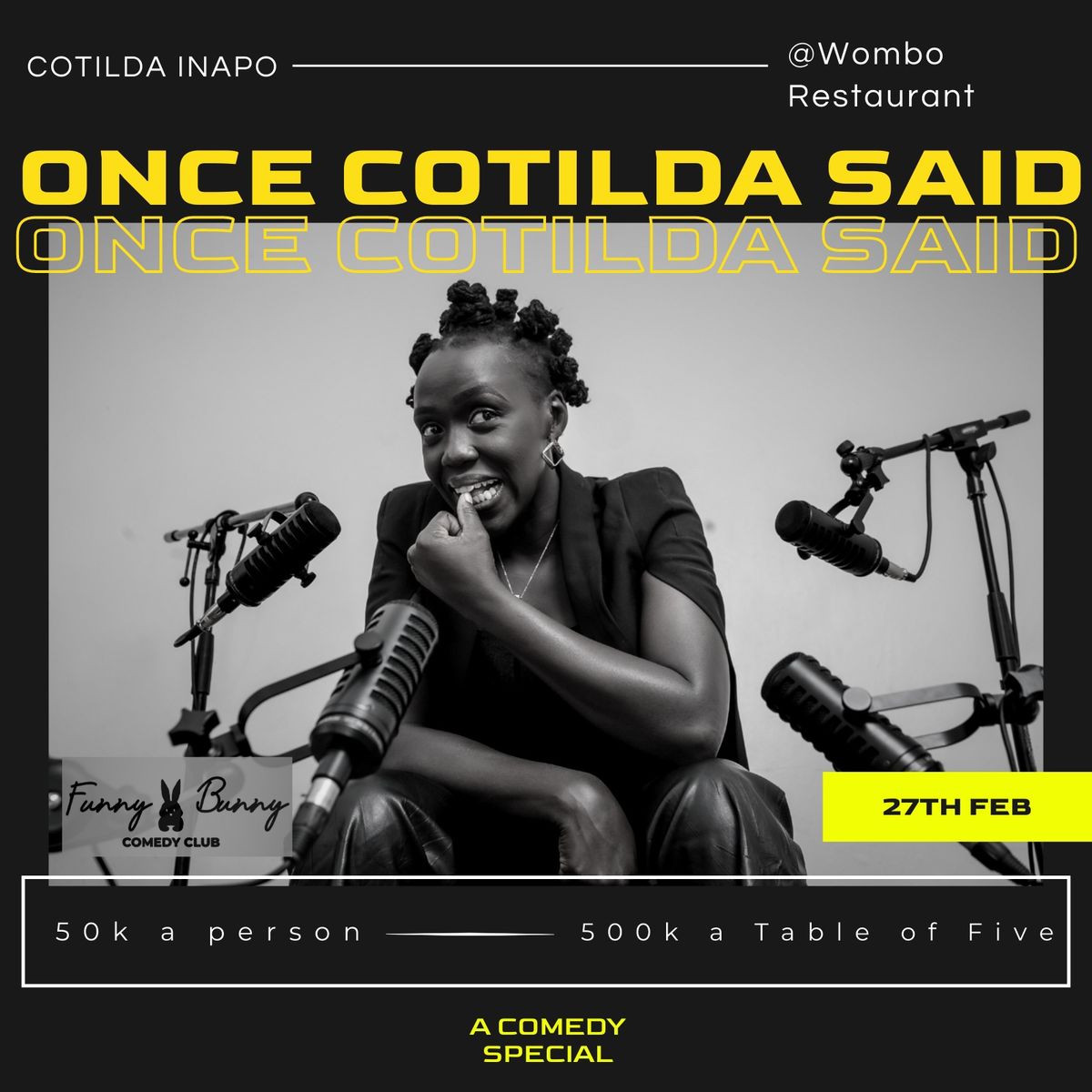 ONCE COTILDA SAID