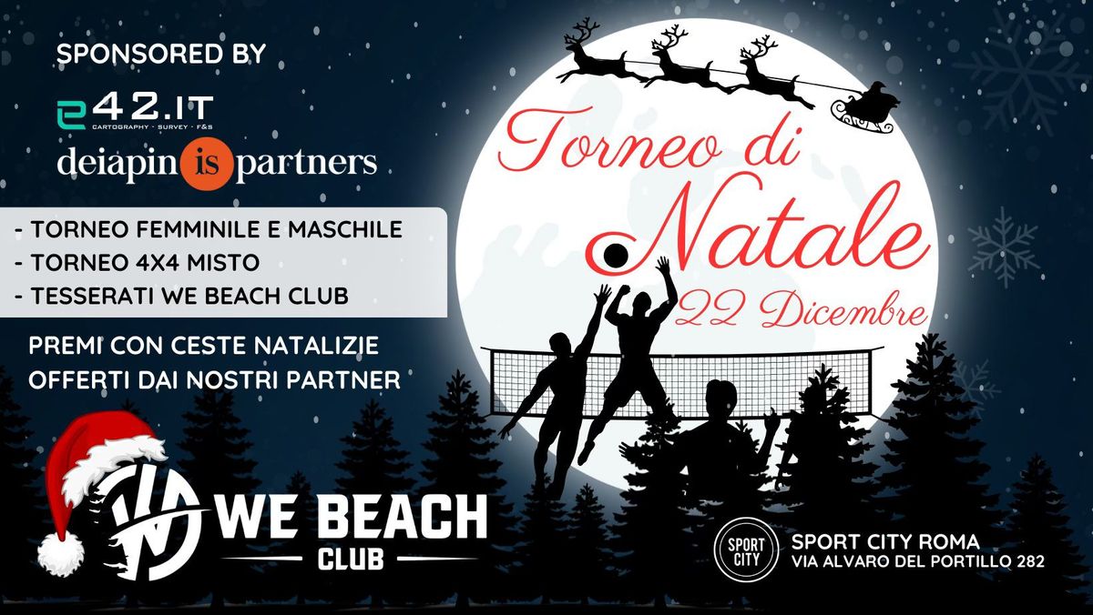 Torneo di Natale We Beachers 2x2M\/F e 4x4 Misto