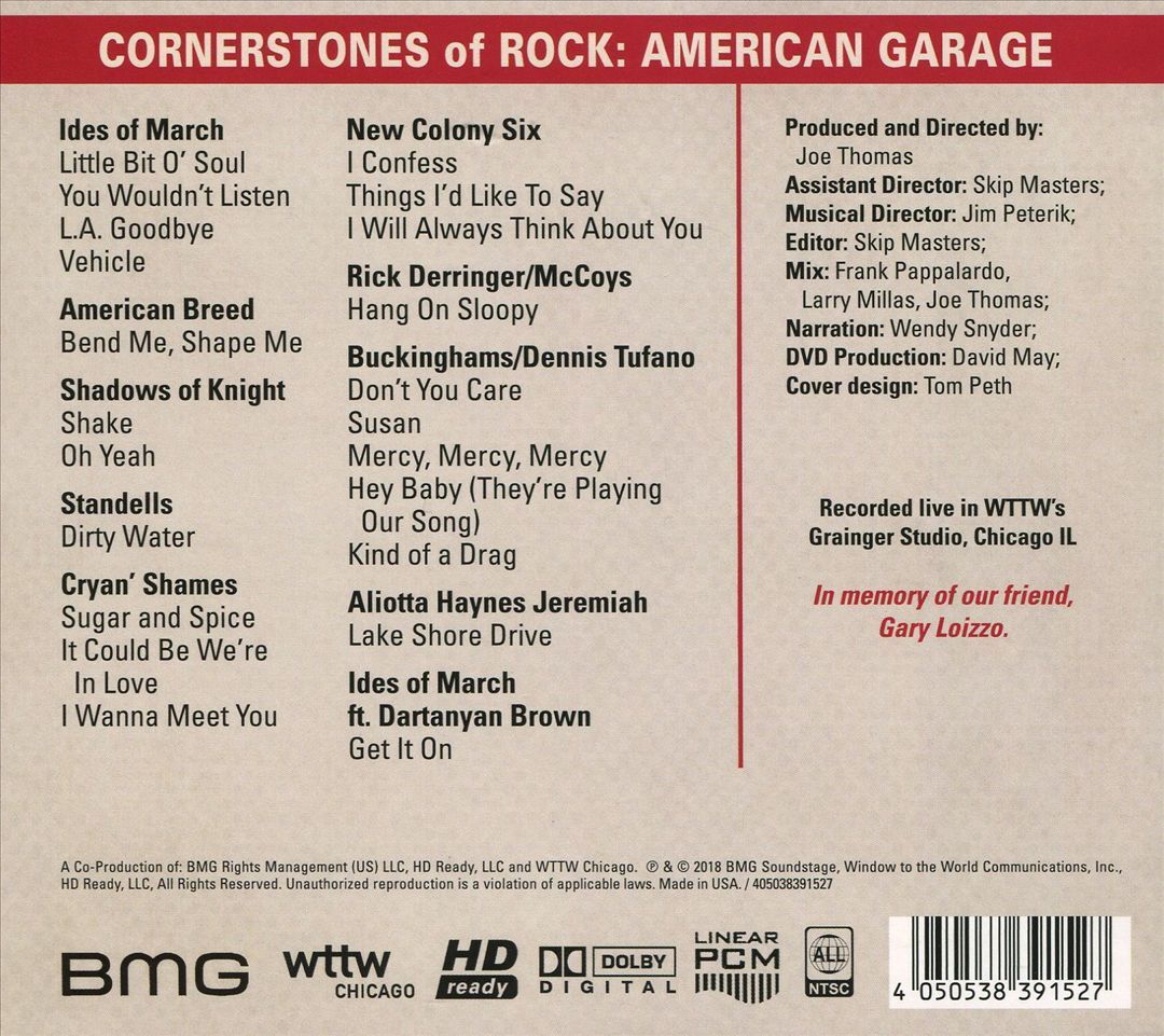 Cornerstones of Rock -  American Garage