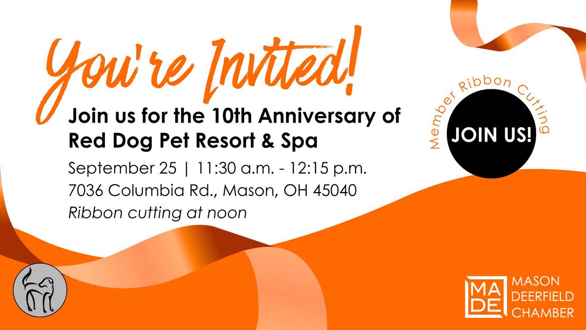 Ribbon Cutting at Red Dog Pet Resort & Spa