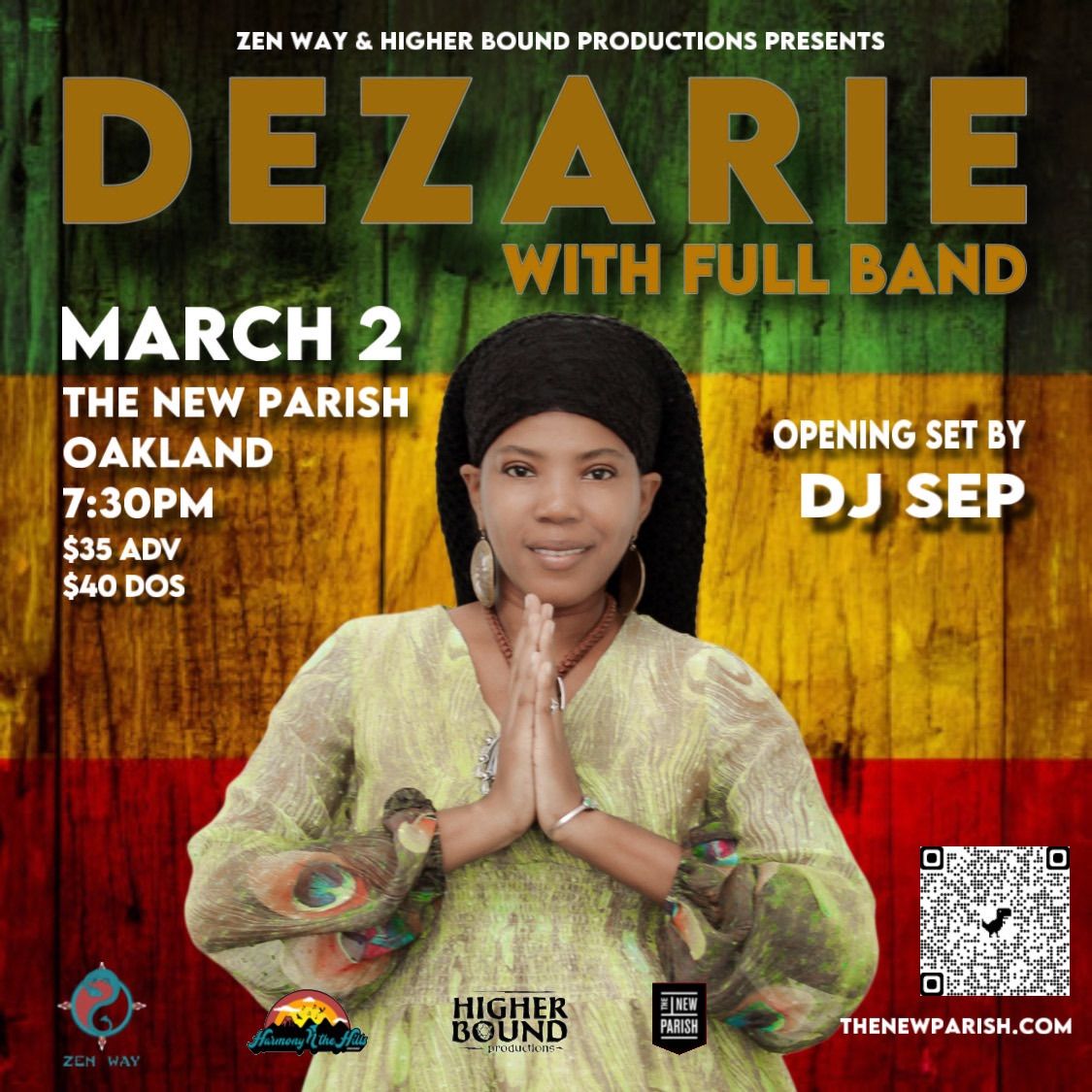 Dezarie with Full Band, DJ Sep