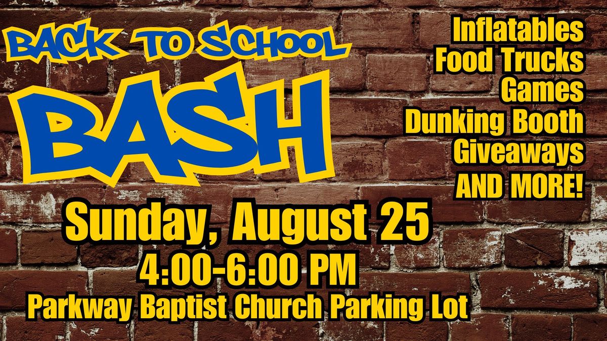 Back To School Bash 2024