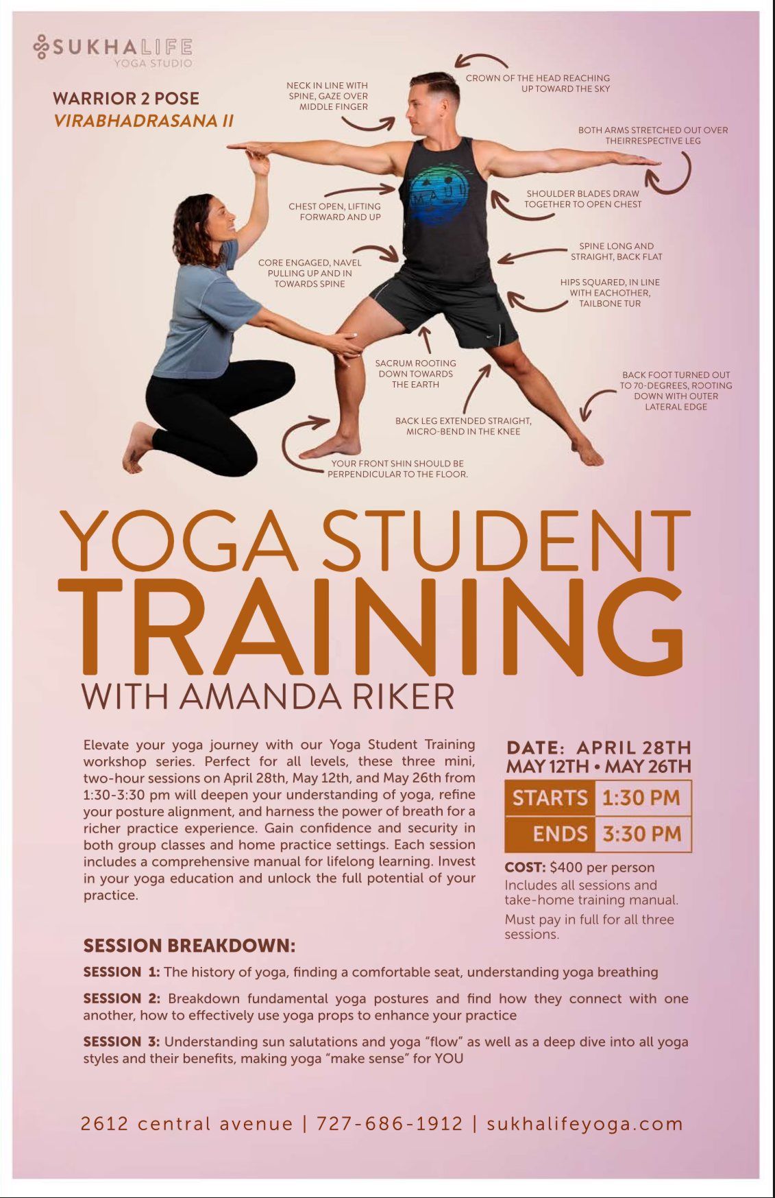 Sukha Life Yoga Student Training