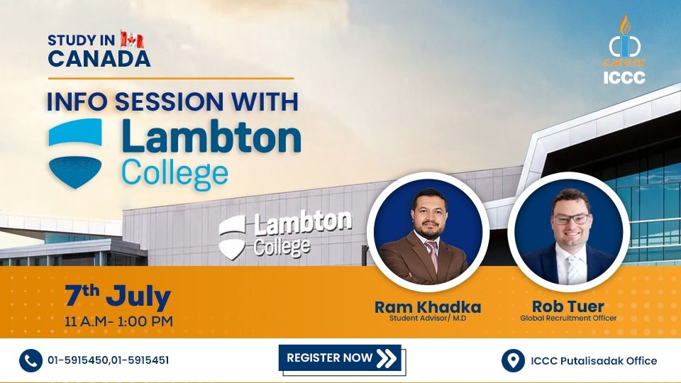 INFORMATION SESSION WITH LAMBTON COLLEGE