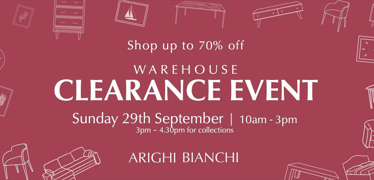 Warehouse Clearance Event