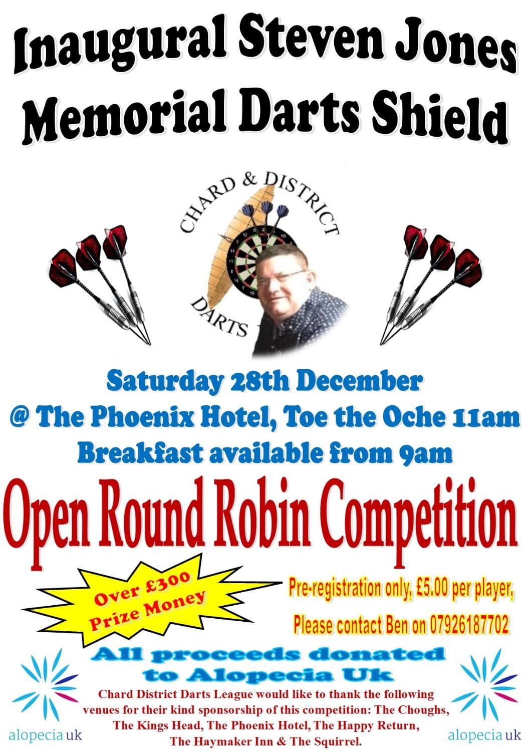 Open Round Robin Darts Competition