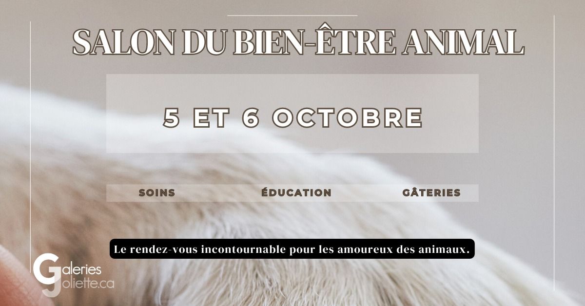 Salon du bien-\u00eatre animal 