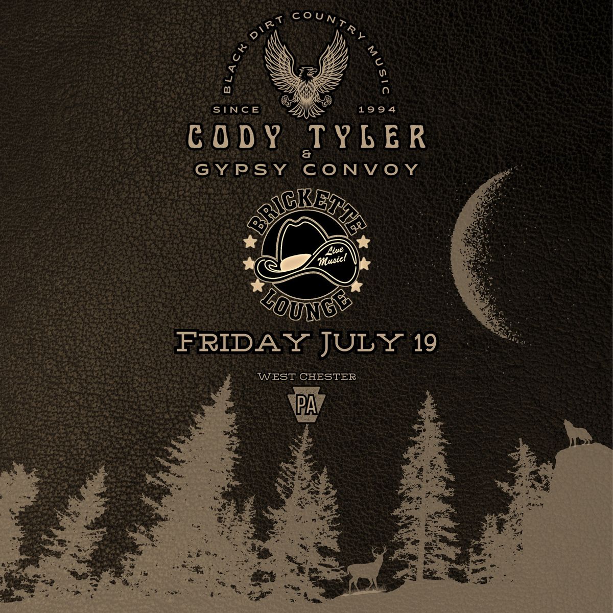 Cody Tyler & Gypsy Convoy @ Brickette Lounge