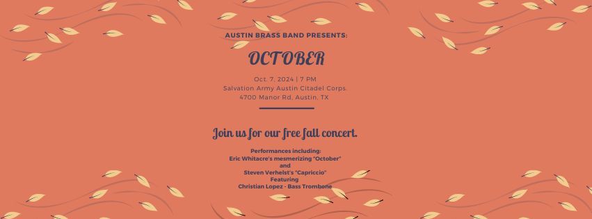 Austin Brass Band Presents: OCTOBER