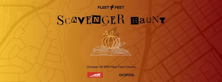 Scavenger Haunt with OOFOS and Altra