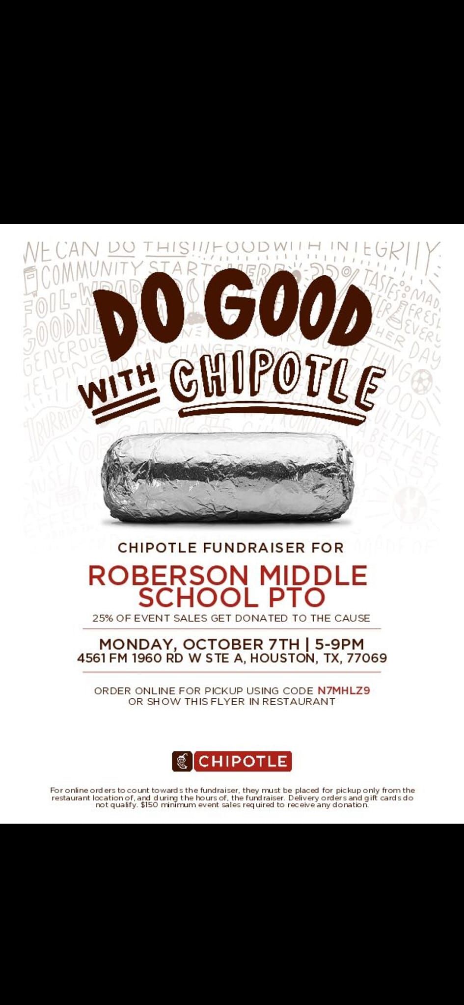 Spirit Night @ Chipotle 