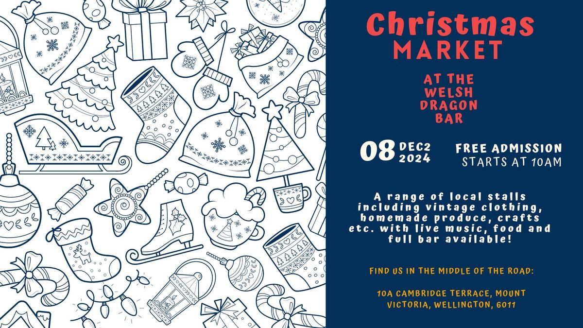 Christmas Market hosted by The Welsh Dragon Bar