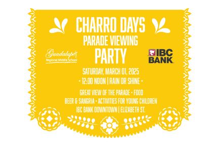 Charro Days Parade Viewing Party | Sponsor Tables