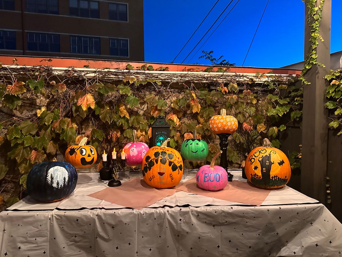 Pumpkin Painting at Olio & Vino!! 