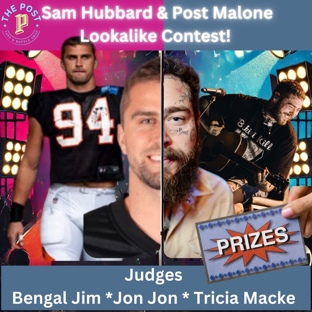 Sam Hubbard & Post Malone Lookalike Contest