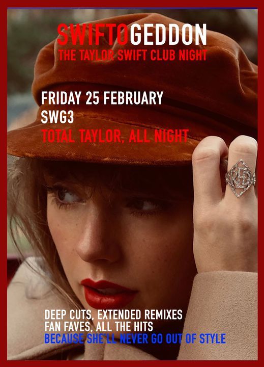 Swiftogeddon - The Taylor Swift Club Night!