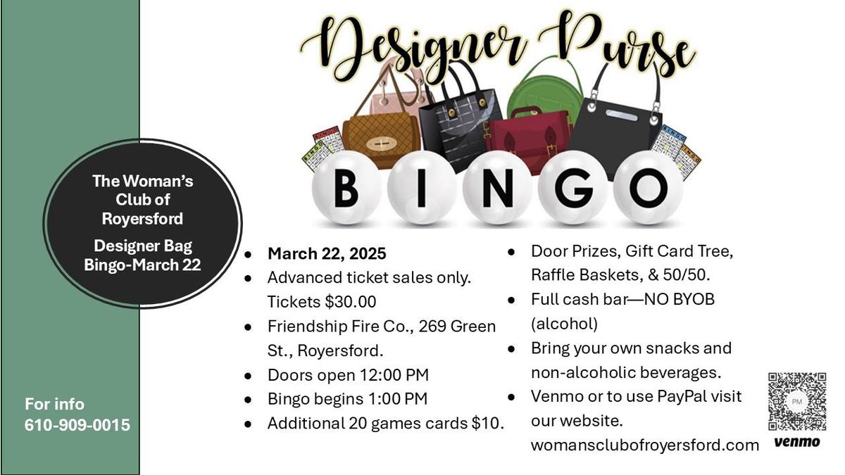 Designer Bag Bingo