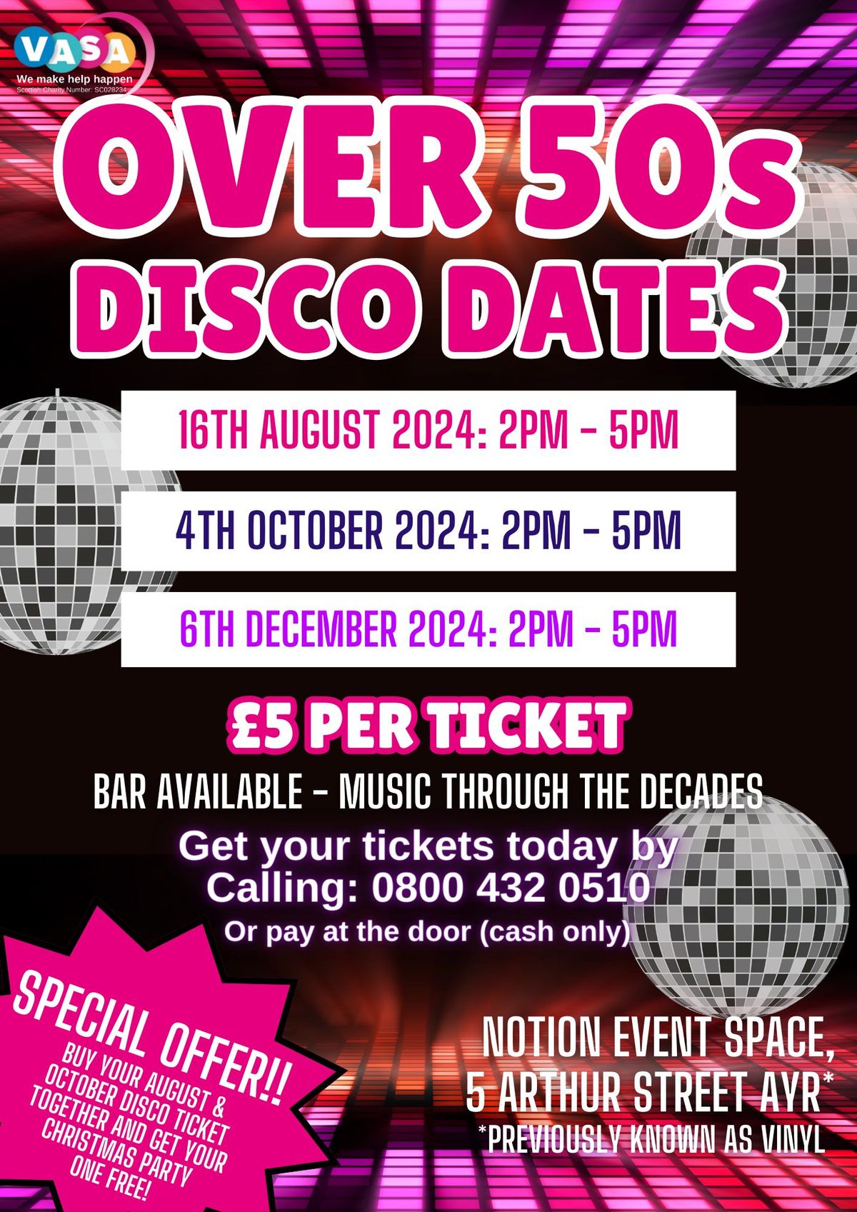 Over 50s Disco