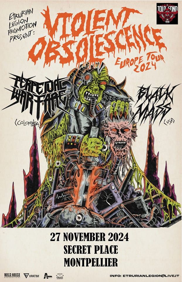 Perpetual Warfare (Colombia Thrash) + Black Mass (USA Thrash) 