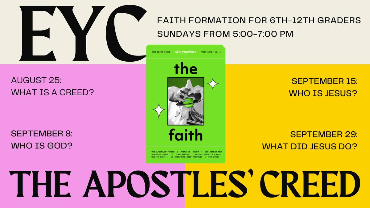 EYC: Faith Formation for 6th-12th Graders