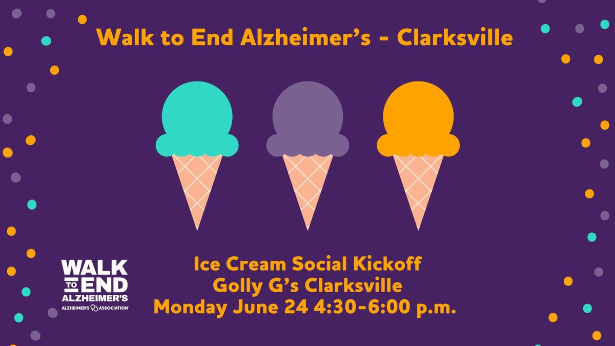 Clarksville Walk Kickoff - Ice Cream Social