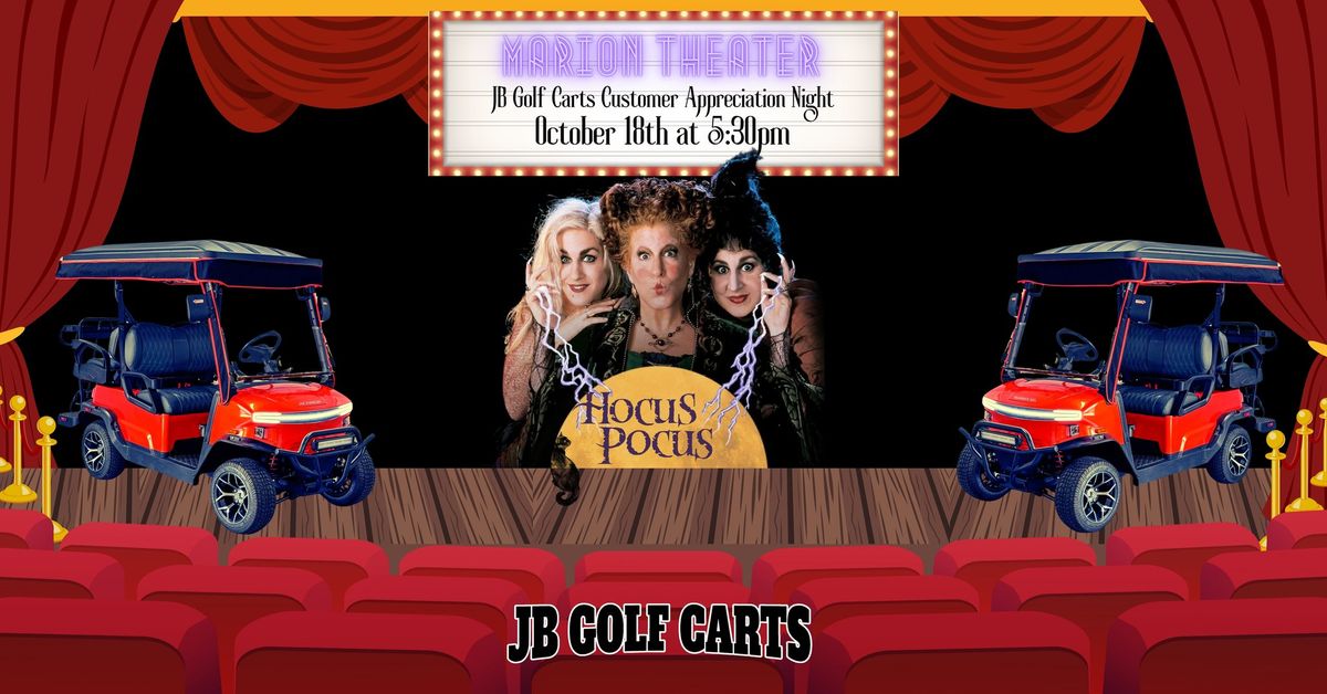 Hocus Pocus Customer Appreciation Night at The Marion Theater