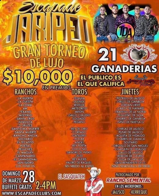 Jaripeo \u201cEscapade Jaripeo\u201d