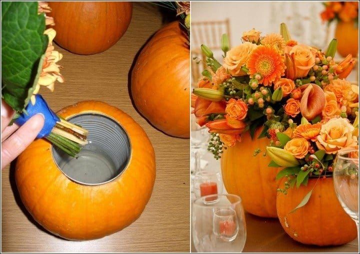 Halloween Pumpkin Flower Arrangement Workshop