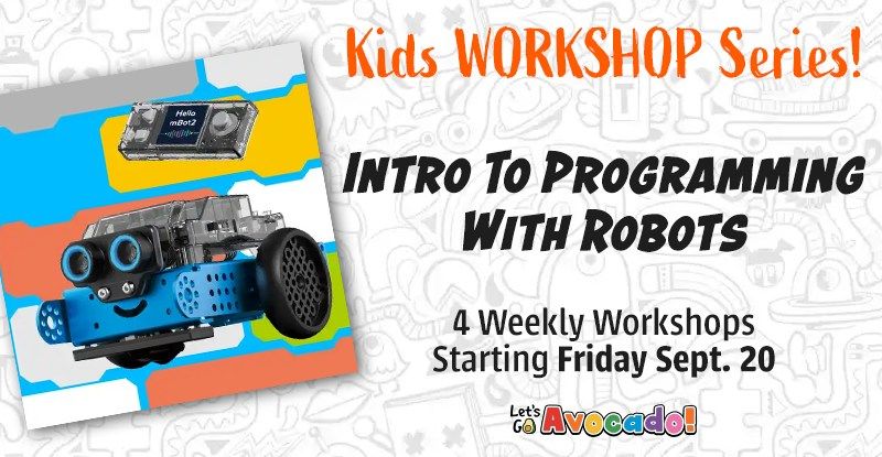  Intro To Programming With Robots \u2013 Level 1 - 4 Weeks