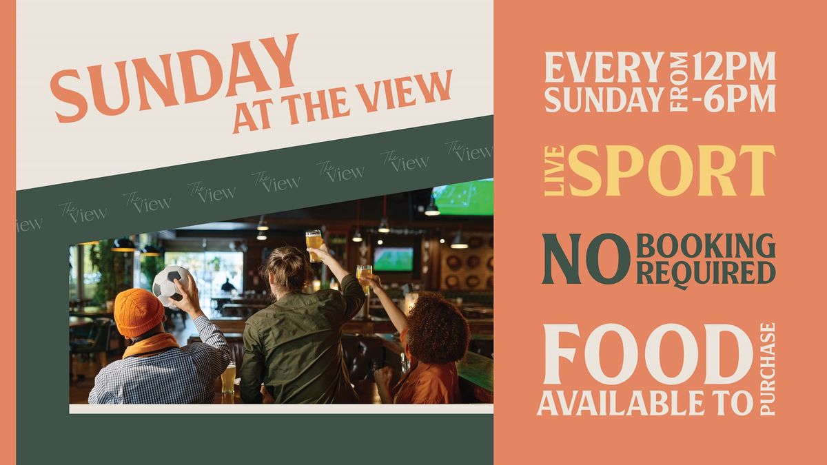 Sunday's at The View - 6th October