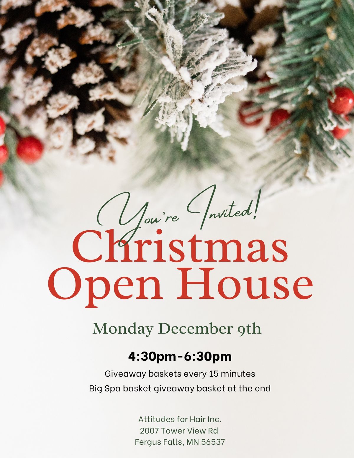 Holiday open house