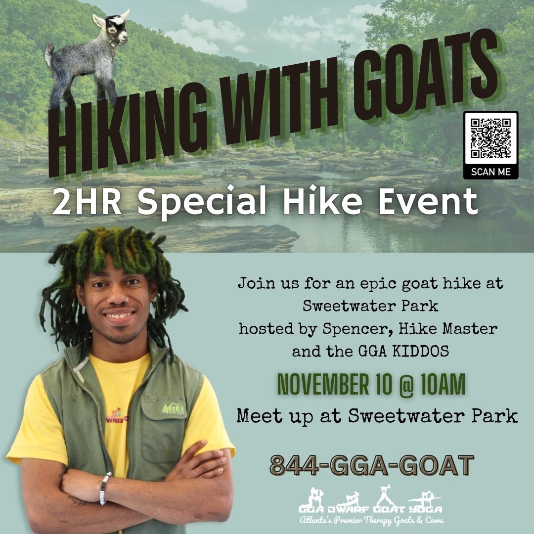 Hiking with Goats: 2 HR Hiking Event