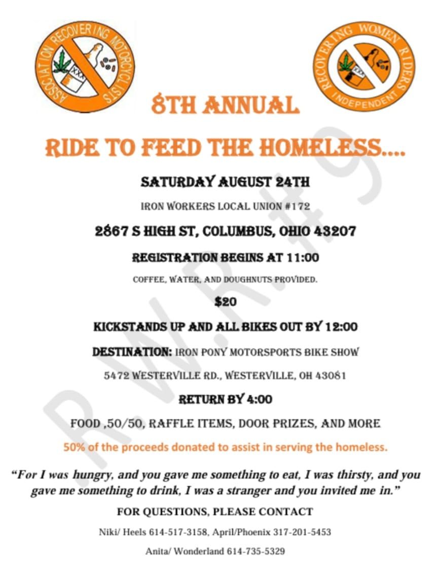 8th Annual Ride To Feed The Homeless 