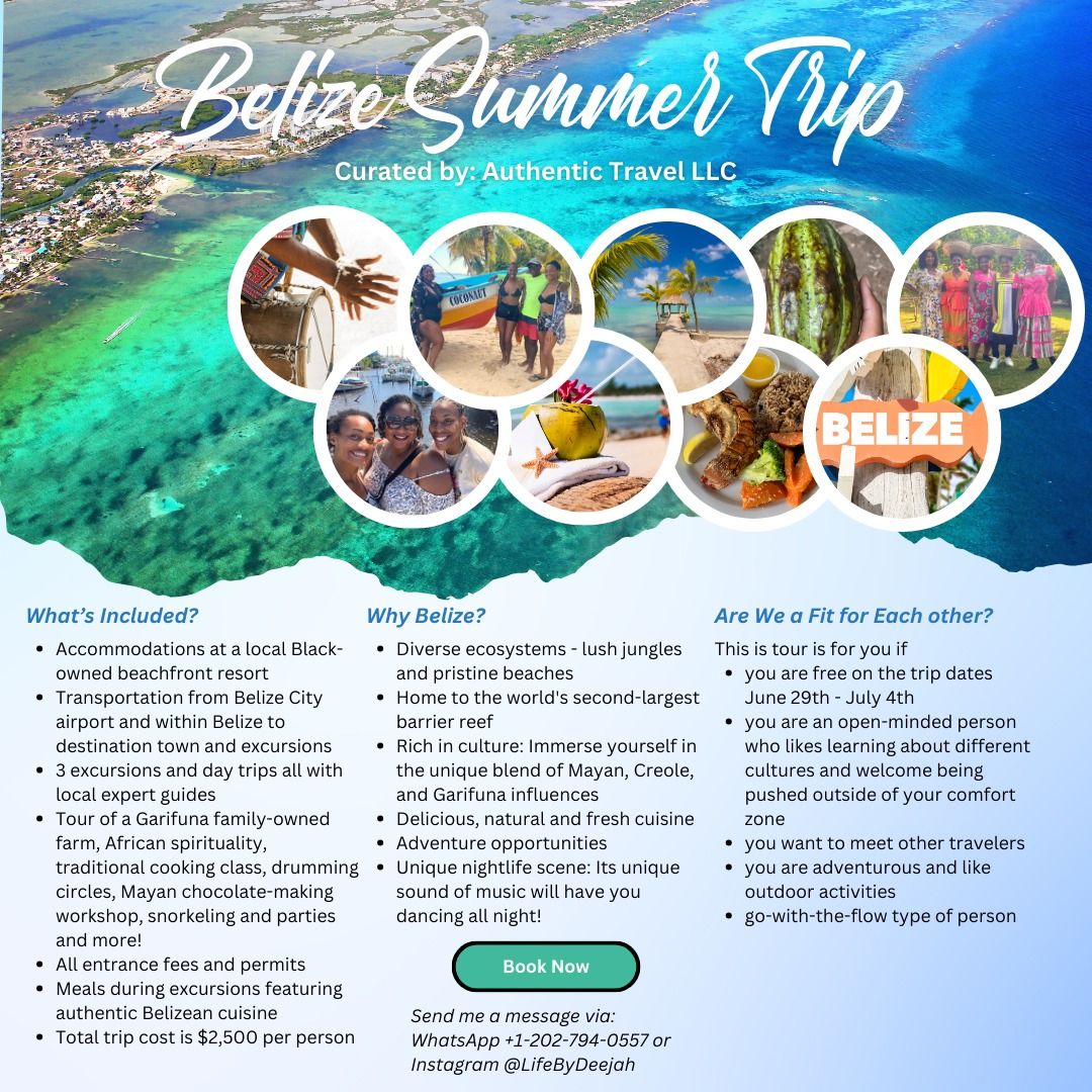 Belize Group Trip - Summer 2024