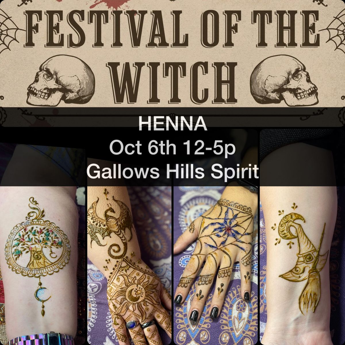 Witchy HENNA Time at Festival of Witch