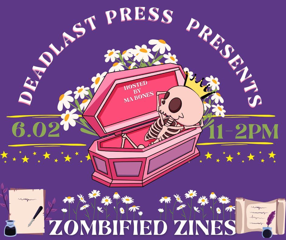 Zombified Zines- A Free Writing Workshop at Artessence
