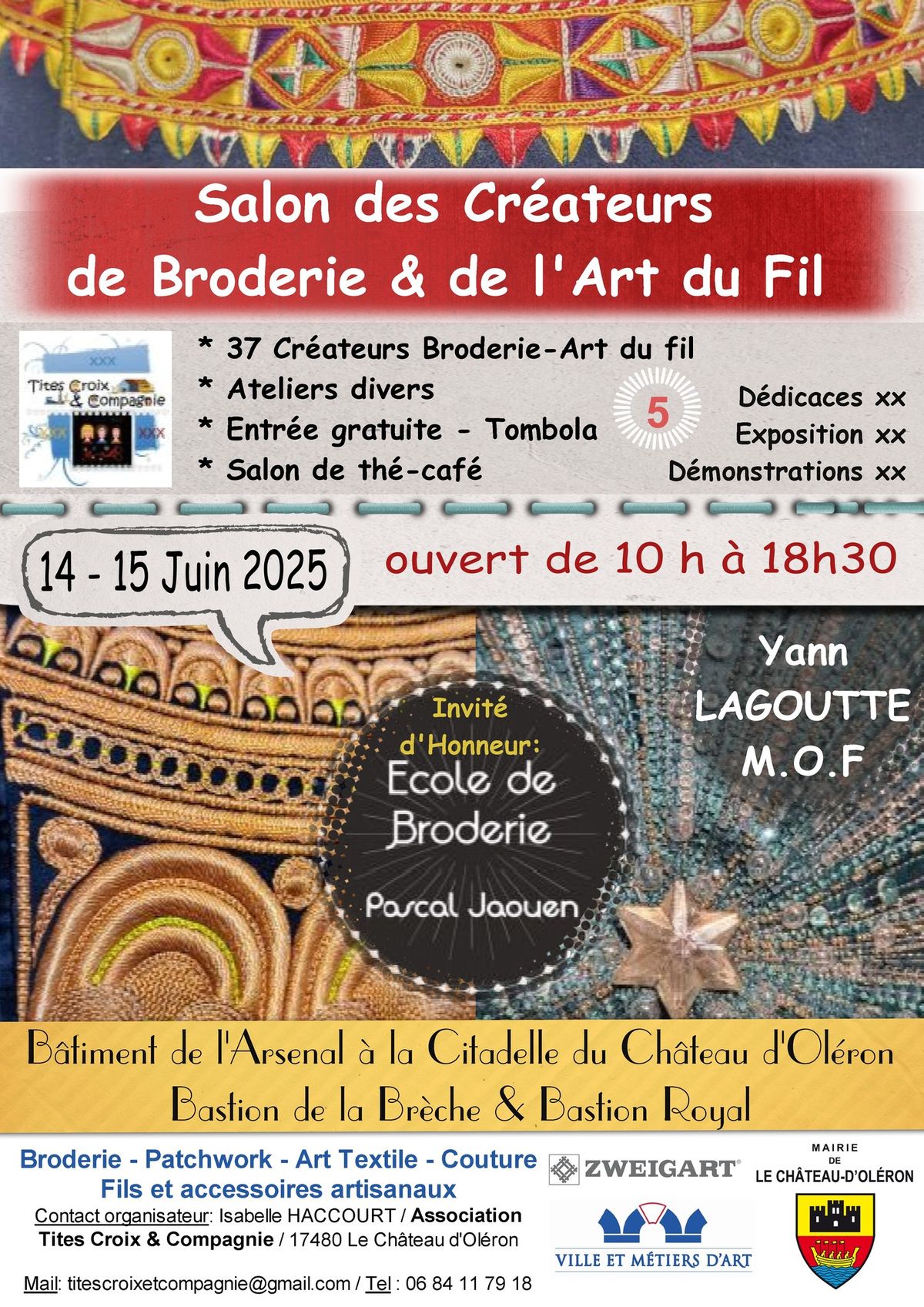 Salon des Cr\u00e9ateurs de Broderie & de l'Art du Fil - Edition 5