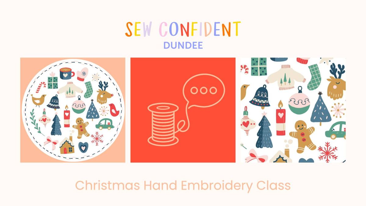 Christmas Hand Embroidery Class