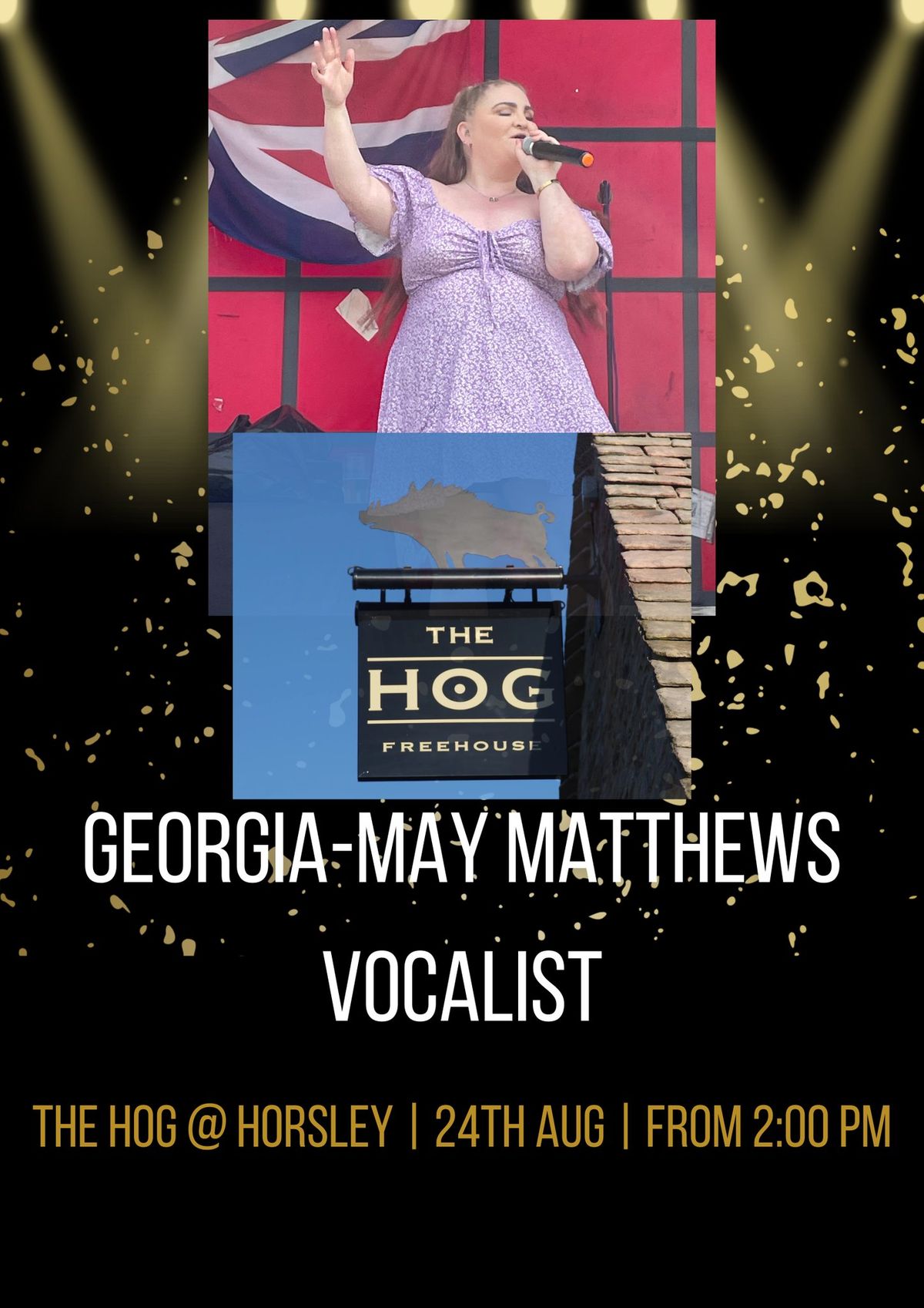 GEORGIA-MAY MATTHEWS VOCALIST @ THE HOG