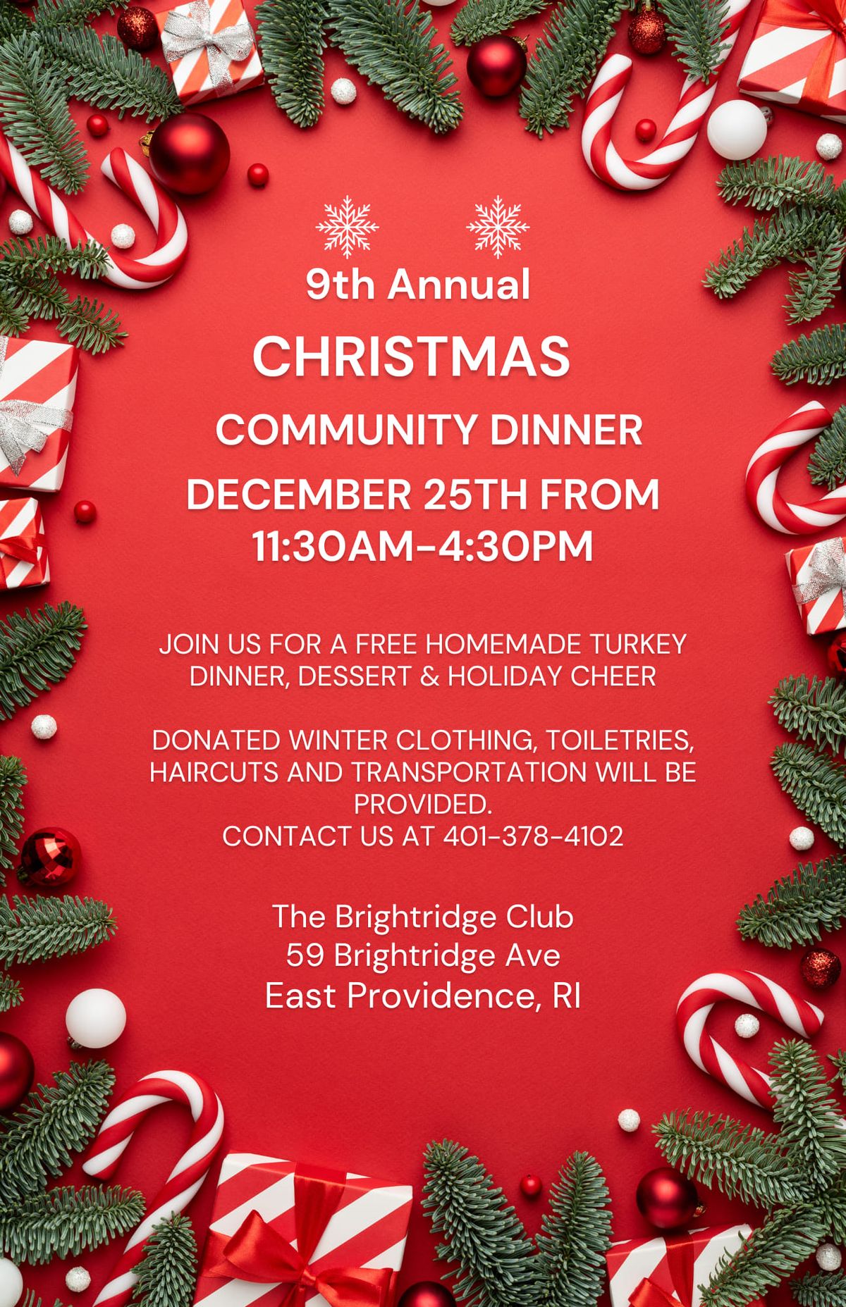 9th Annual Christmas Community Dinner