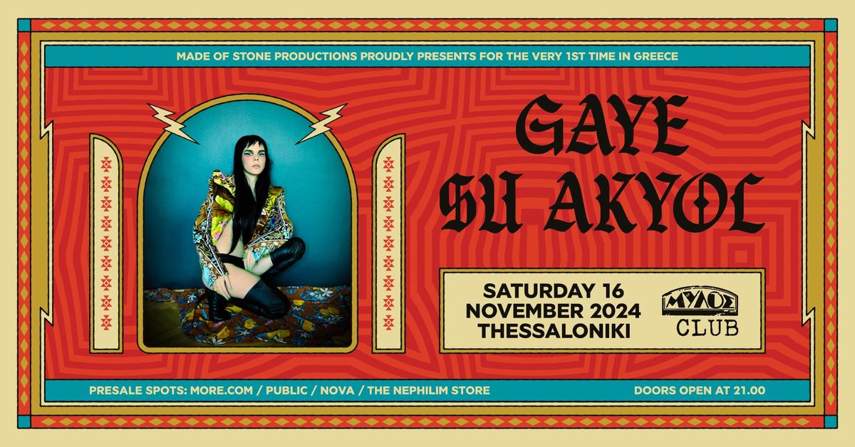 Gaye Su Akyol [TR] \u2022 16.11.2024 \u2022 Thessaloniki